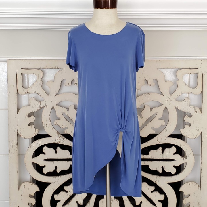 L CHICO'S $96 NWT TRAVELER BLACK EMBROIDERED HEM 3/4 SLV TUNIC TOP SIZE 2 L CHICO'S $96 NWT TRAVELER BLACK EMBROIDERED HEM 3/4 SLV TUNIC TOP SIZE 2